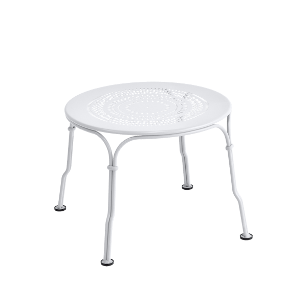 Fermob 1900 Low Table in Cotton White