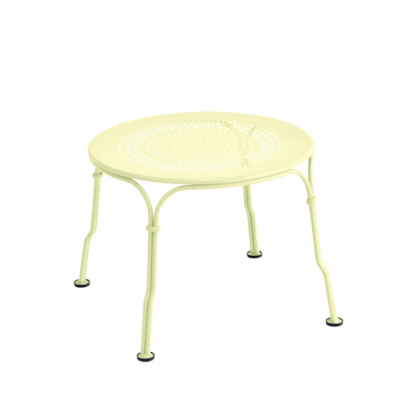 1900 Garden Side Table By Fermob in Frosted Lemon