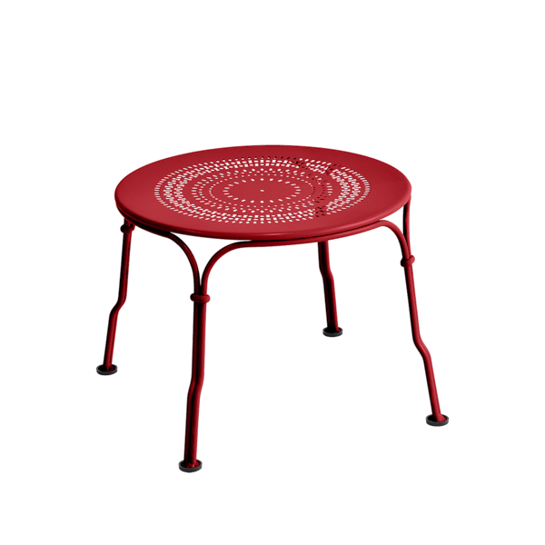 Fermob 1900 Low Table in Poppy