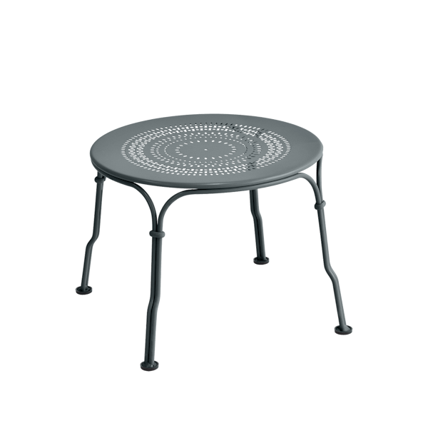 1900 Garden Side Table By Fermob in Storm Grey