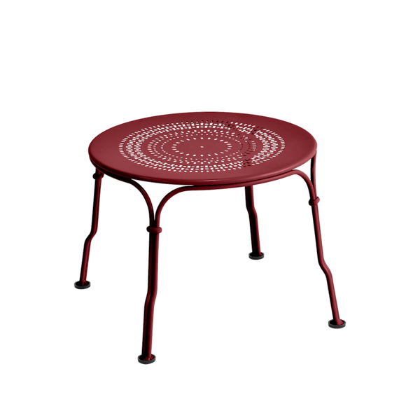 Fermob 1900 Low Table in Chilli