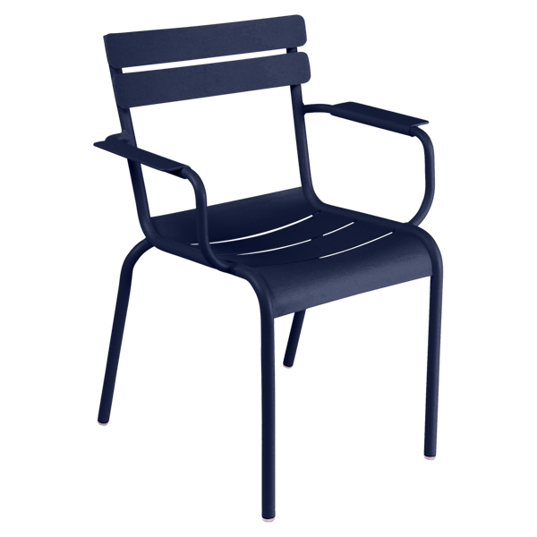 Luxembourg Outdoor Armchair By Fermob in Deep Blue