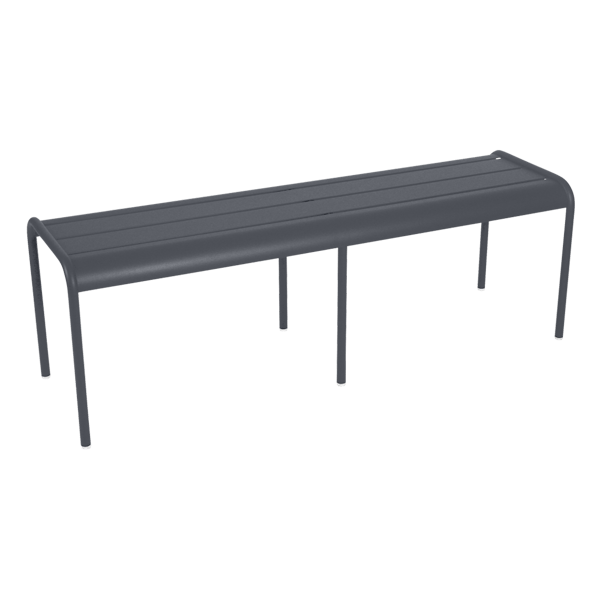 Luxembourg Outdoor Dining Bench By Fermob in Anthracite
