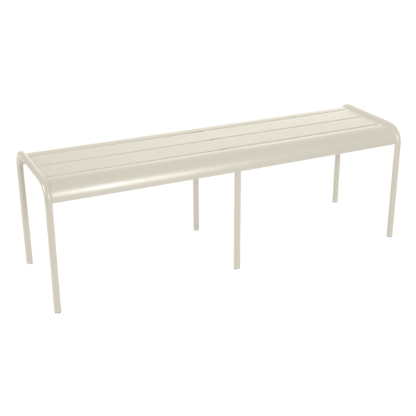 Luxembourg Outdoor Dining Bench By Fermob in Clay Grey