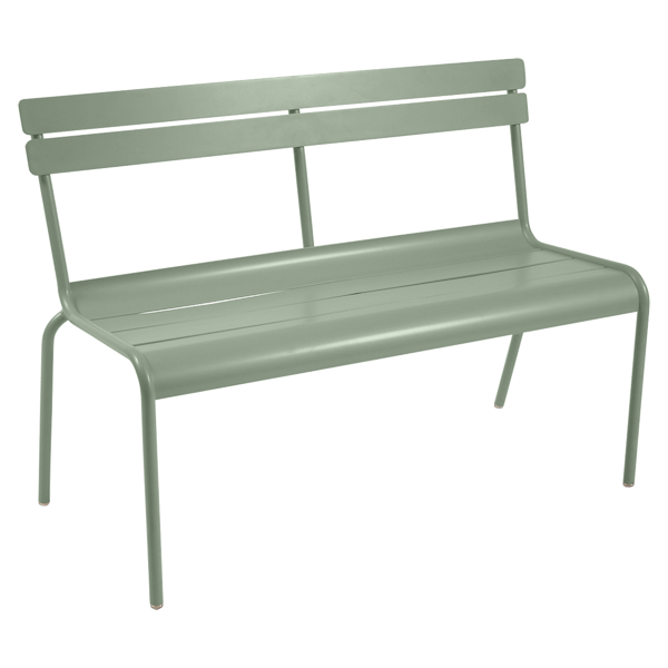 Luxembourg Outdoor Bench with Back By Fermob in Cactus