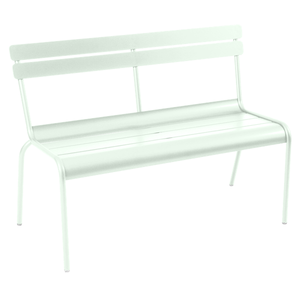 Fermob Luxembourg Bench with Back in Ice Mint