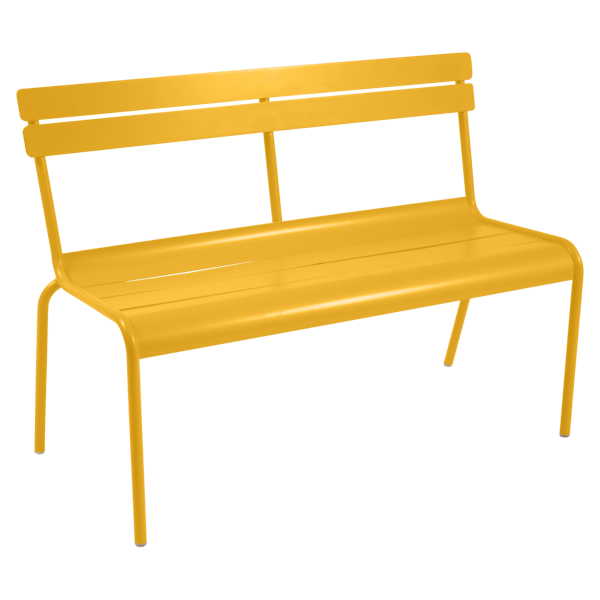 Luxembourg Outdoor Bench with Back By Fermob in Honey 2023