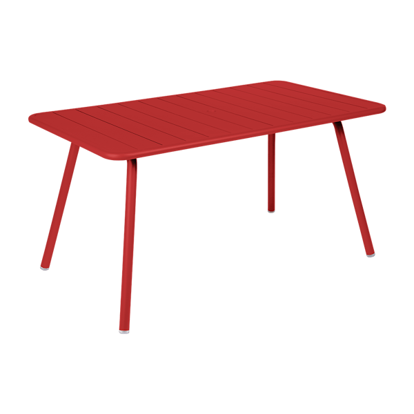 Luxembourg Outdoor Dining Table 143 x 80cm By Fermob in Poppy