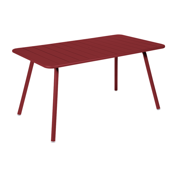 Luxembourg Outdoor Dining Table 143 x 80cm By Fermob in Chilli