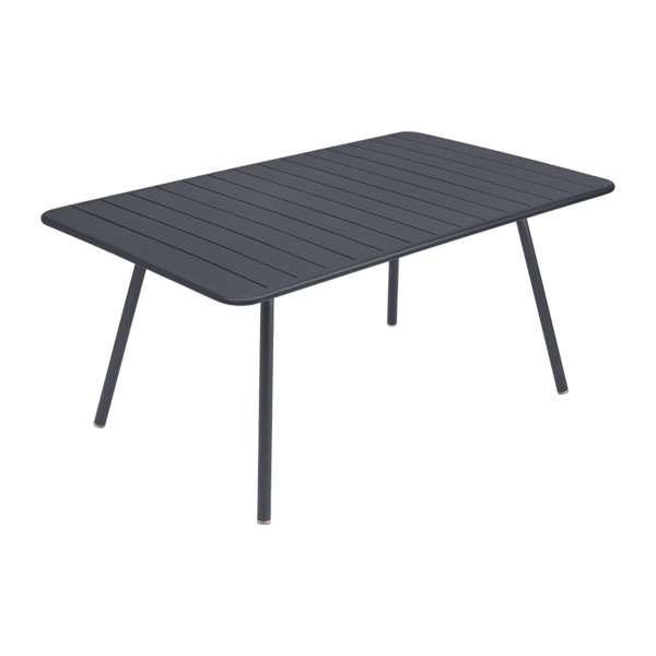 Luxembourg Outdoor Dining Table 165 x 100cm By Fermob in Anthracite