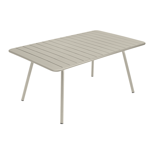 Luxembourg Outdoor Dining Table 165 x 100cm By Fermob in Clay Grey