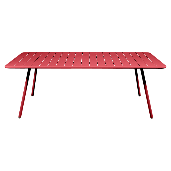 Luxembourg Outdoor Dining Table 207 x 100cm By Fermob in Poppy