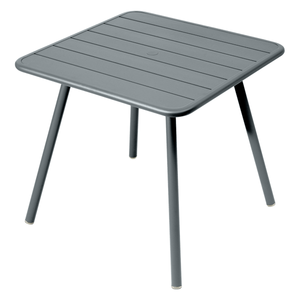 Fermob Luxembourg Table 80cm x 80cm in Storm Grey