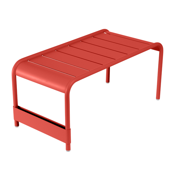 Luxembourg Large Low Table And Garden Bench By Fermob in Capucine