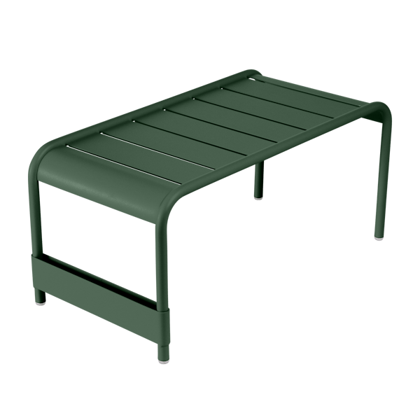Fermob Luxembourg Large Low Table And Garden Bench in Cedar Green