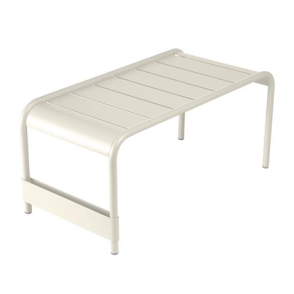 Luxembourg Large Low Table And Garden Bench By Fermob in Clay Grey