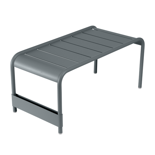 Luxembourg Large Low Table And Garden Bench By Fermob in Storm Grey
