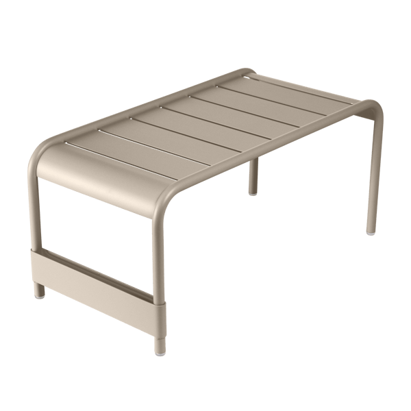 Luxembourg Large Low Table And Garden Bench By Fermob in Nutmeg