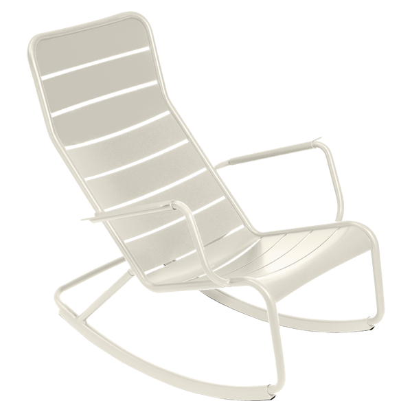 Luxembourg Outdoor Rocking Chair By Fermob in Clay Grey