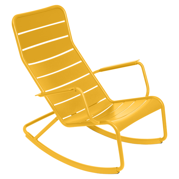 Luxembourg Outdoor Rocking Chair By Fermob in Honey