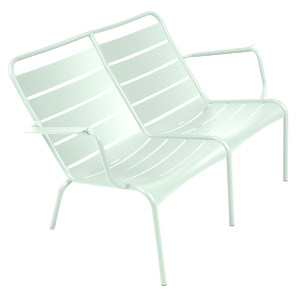 Fermob Luxembourg Low Armchair Duo in Ice Mint