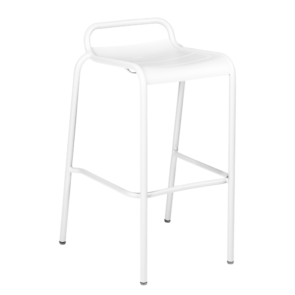Luxembourg Bar Stool in Cotton White