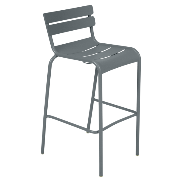 Fermob Luxembourg Bar Chair in Storm Grey