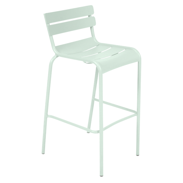 Fermob Luxembourg Bar Chair in Ice Mint
