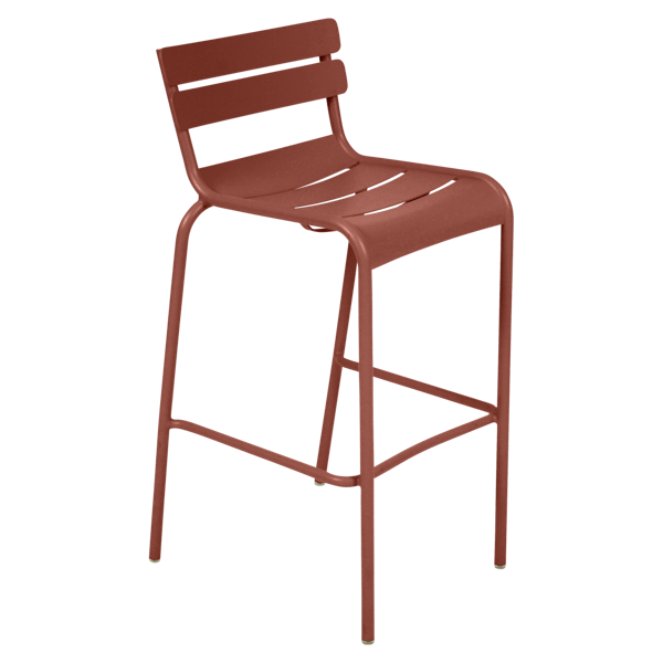 Fermob Luxembourg Bar Chair in Red Ochre