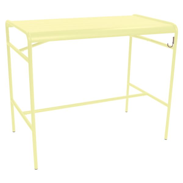 Fermob Luxembourg High Table 126 x 73cm in Frosted Lemon