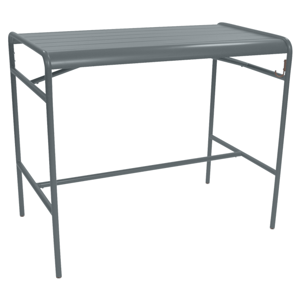 Fermob Luxembourg High Table 126 x 73cm in Storm Grey