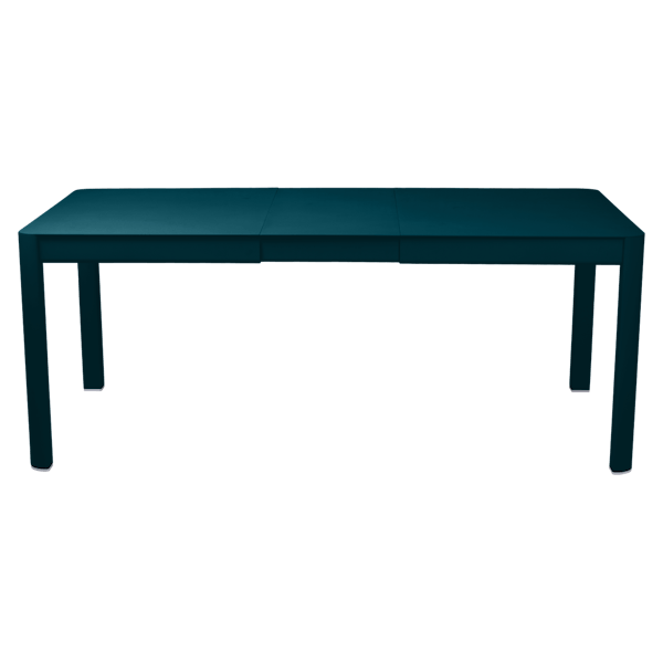 Fermob Ribambelle Table - 1 Extension - 149 to 190cm in Acapulco Blue