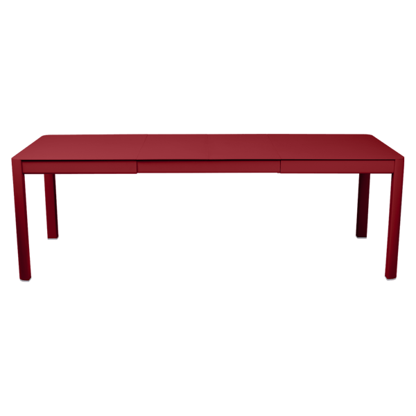 Ribambelle Outdoor Dining Table - 2 Extensions 149 to 234cm By Fermob in Poppy
