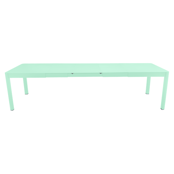 Ribambelle Outdoor Dining Table - 3 Extensions 149 to 299cm By Fermob in Opaline Green