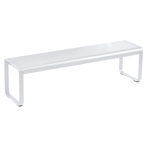 Bellevie Outdoor Dining Bench By Fermob in Cotton White