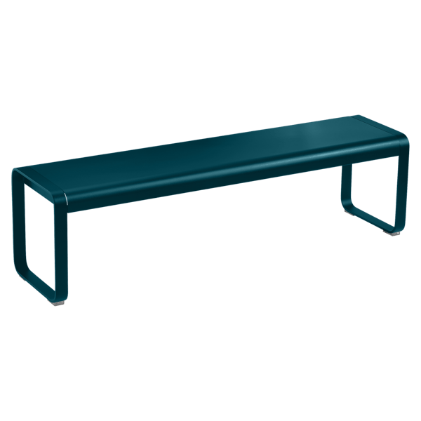 Bellevie Outdoor Dining Bench By Fermob in Acapulco Blue
