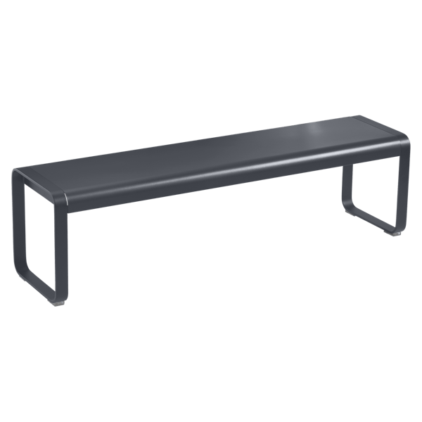 Bellevie Outdoor Dining Bench By Fermob in Anthracite