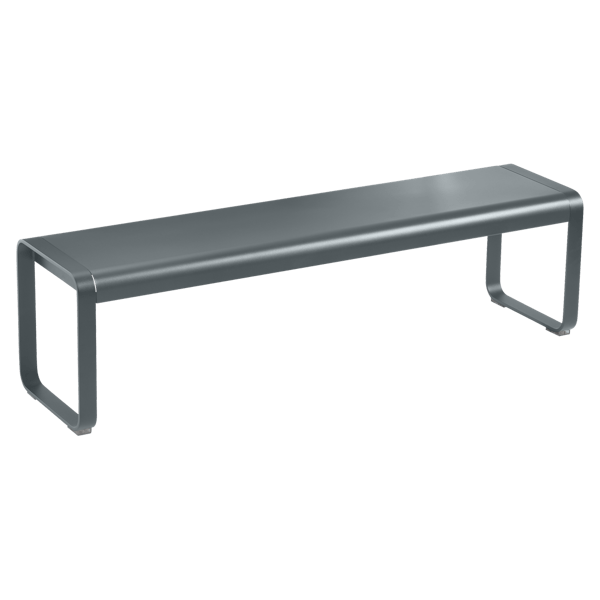 Bellevie Outdoor Dining Bench By Fermob in Storm Grey