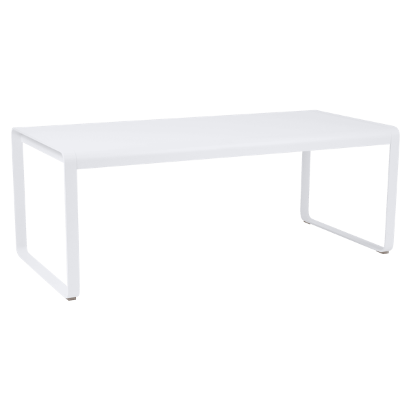 Bellevie Outdoor Dining Table 196 x 90cm By Fermob in Cotton White
