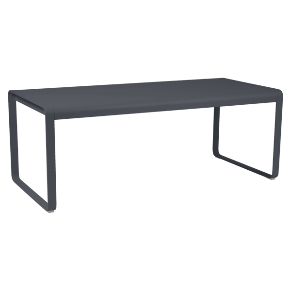 Bellevie Outdoor Dining Table 196 x 90cm By Fermob in Anthracite