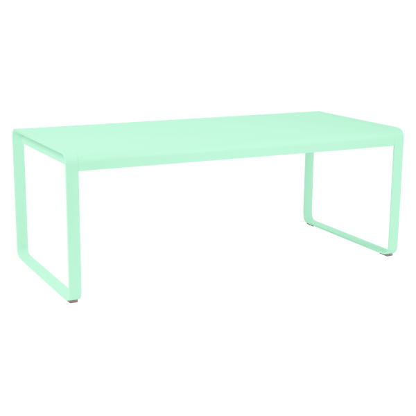 Bellevie Outdoor Dining Table 196 x 90cm By Fermob in Opaline Green