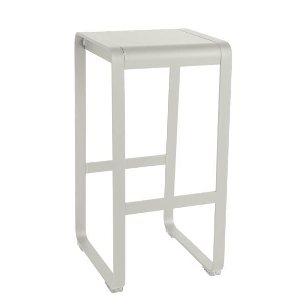 Bellevie Outdoor Bar Stool By Fermob in Clay Grey