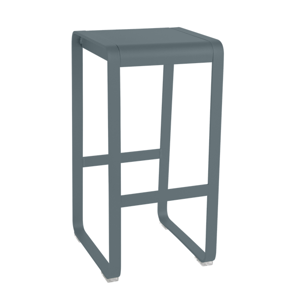 Bellevie Outdoor Bar Stool By Fermob in Storm Grey