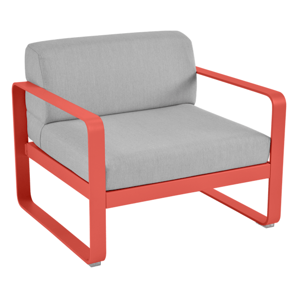 Bellevie Outdoor Lounge Armchair By Fermob in Capucine