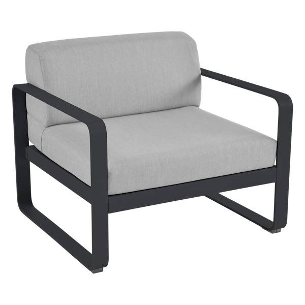 Bellevie Outdoor Lounge Armchair By Fermob in Anthracite