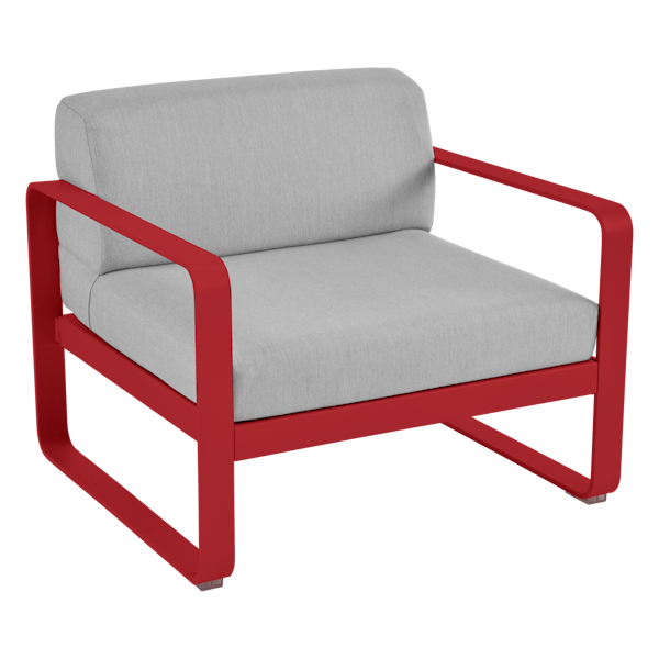 Bellevie Outdoor Lounge Armchair By Fermob in Poppy
