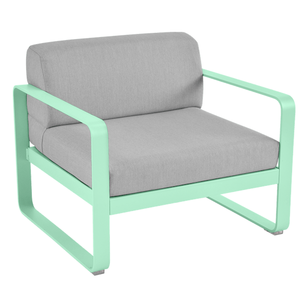 Bellevie Outdoor Lounge Armchair By Fermob in Opaline Green