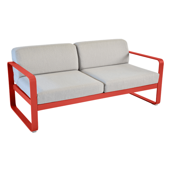 Bellevie 2 Seater Outdoor Sofa By Fermob in Capucine