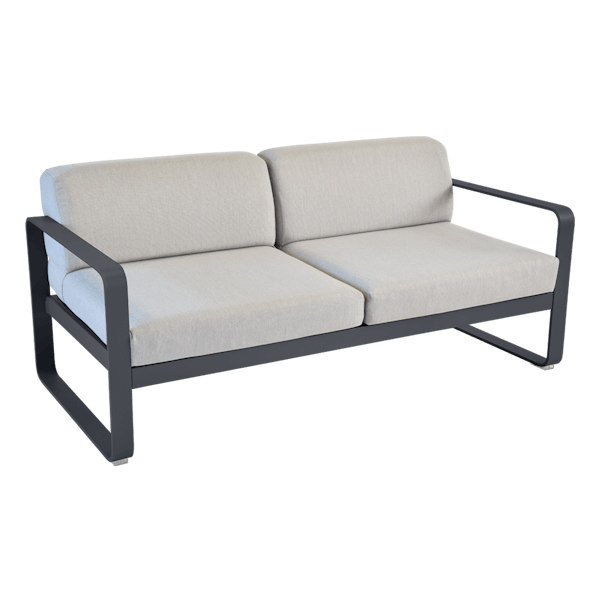 Bellevie 2 Seater Outdoor Sofa By Fermob in Anthracite