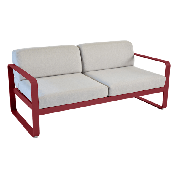Fermob Bellevie 2 Seater Sofa in Chilli